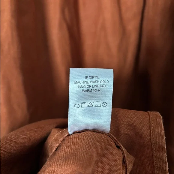 Tradlands Nico Dress in Rust Size L - Picture 6 of 6